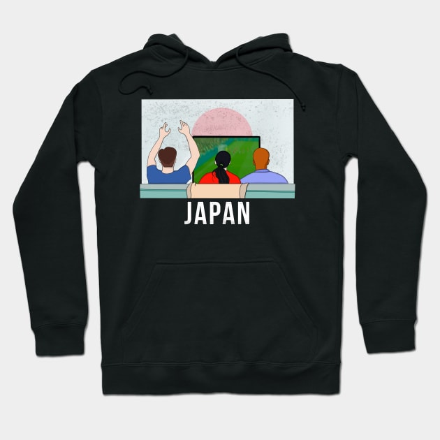 Japan Fans Hoodie by DiegoCarvalho